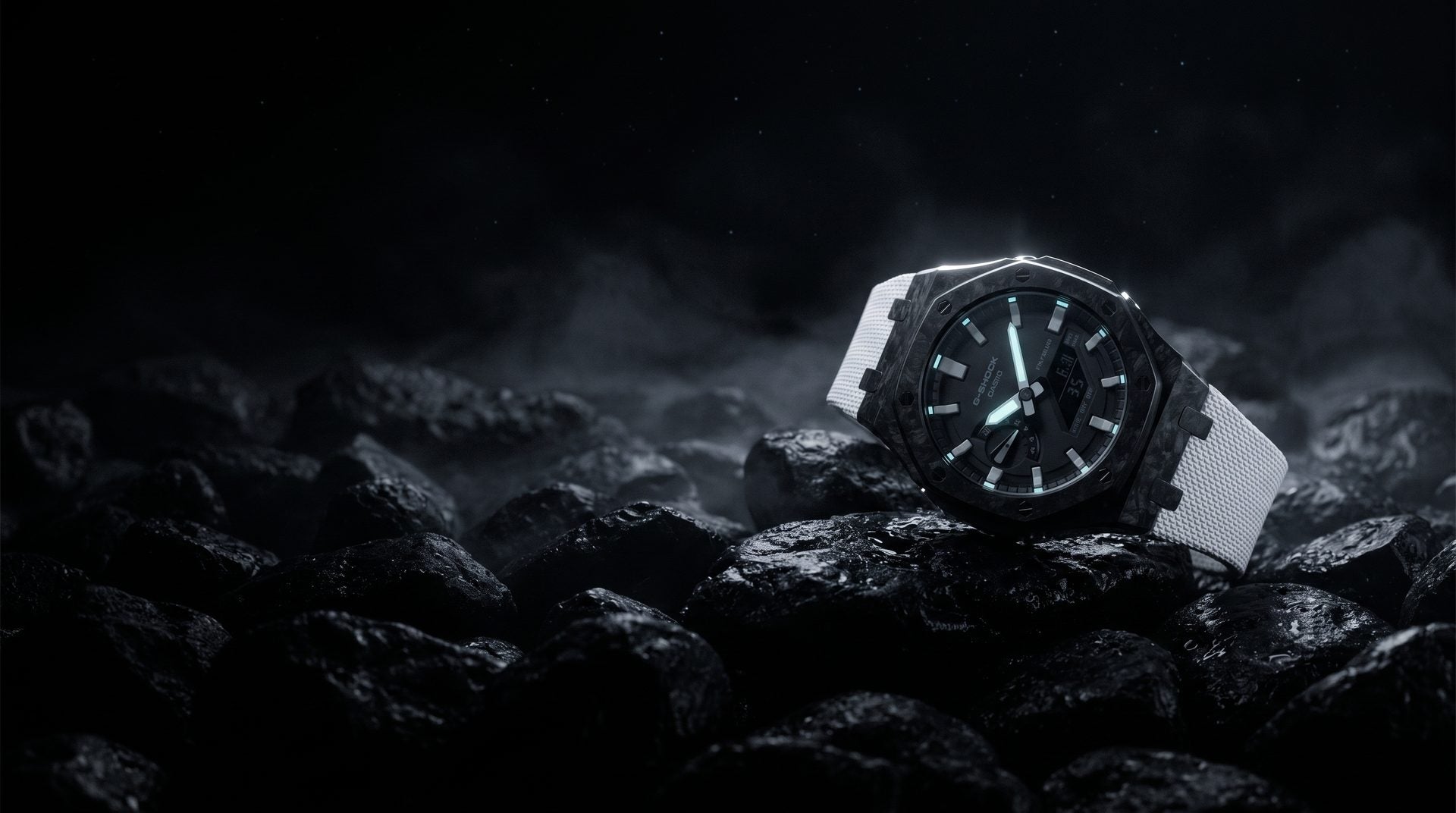 Variante Cadran Night — index luminescents dans l'obscurité